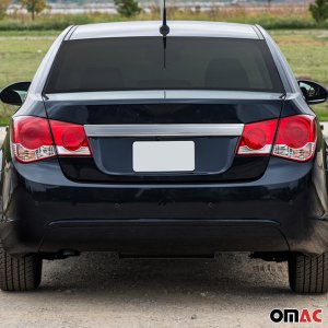 Chevrolet Cruze Tailgate Trim - Omac - S.Steel - Gloss Silver - 2011-2015